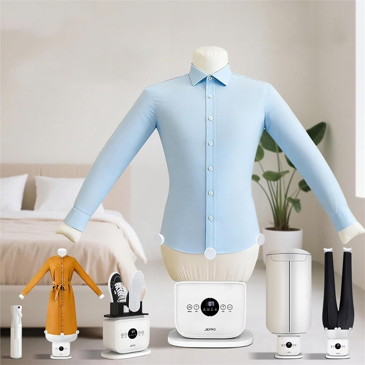 Automatic Ironing Machine, 2026 Upgraded Type Humanoid, Click Use, 8 Minutes Quick Ironed Dry for Shirts, Pants, Trousers