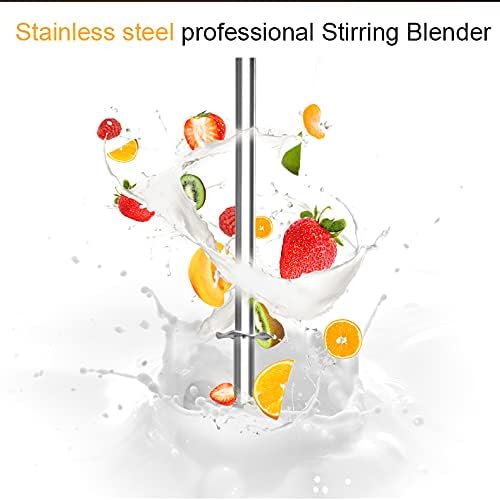 Electric Milkshake Maker, Drink Mixer Stainless Steel Smoothie Blender, 2 Adjustable Speed