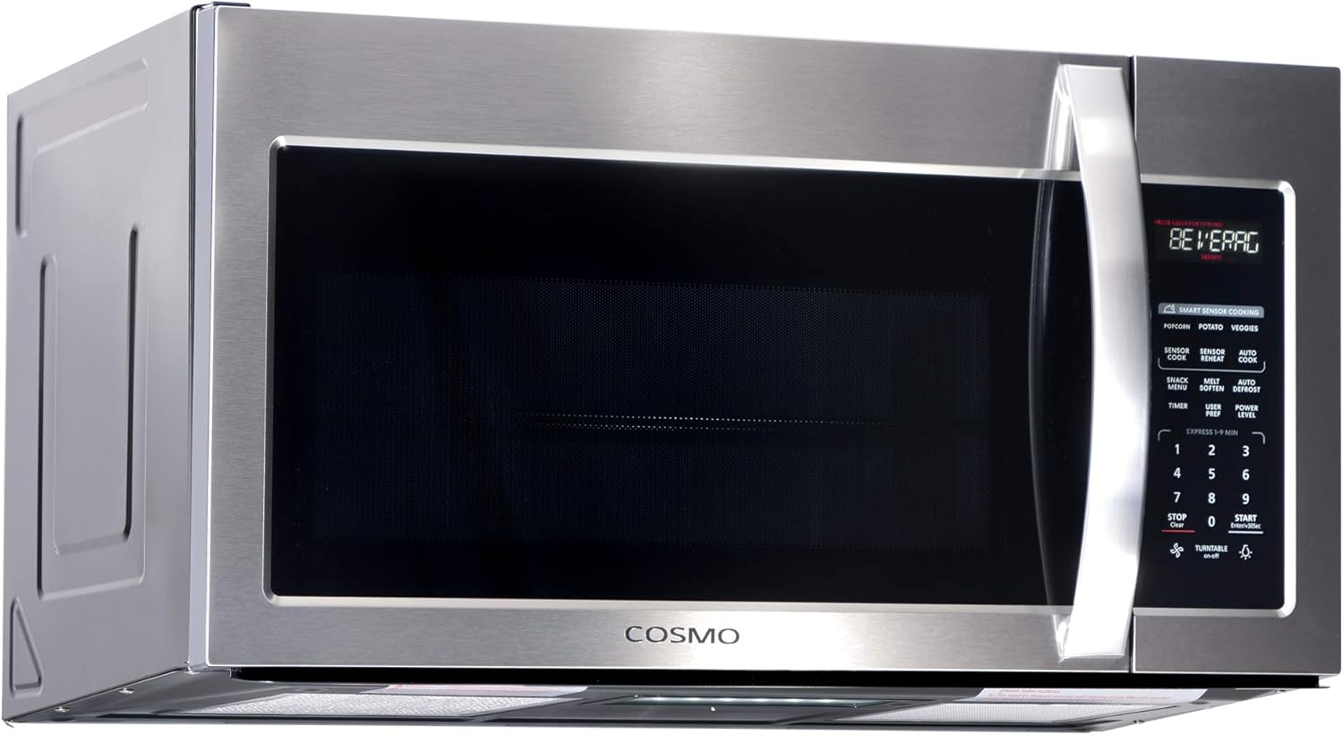 COSMO COS-3019ORM2SS 30 in. Stellar Collection 1.9 cu. ft. Over the Range Microwave Oven in Stainless Steel