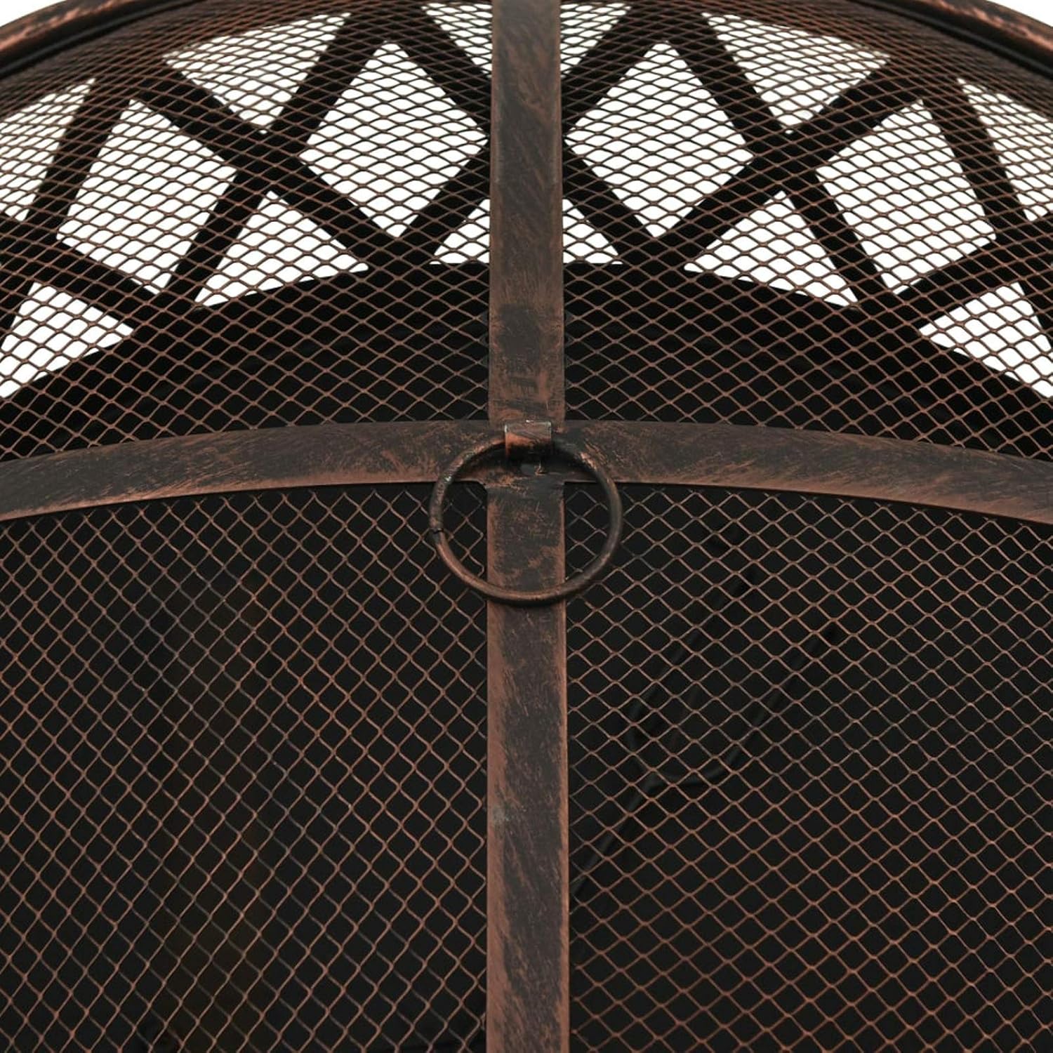 Fire Pits & Outdoor Fireplaces Rustic Fire Pit with Poker 29.9