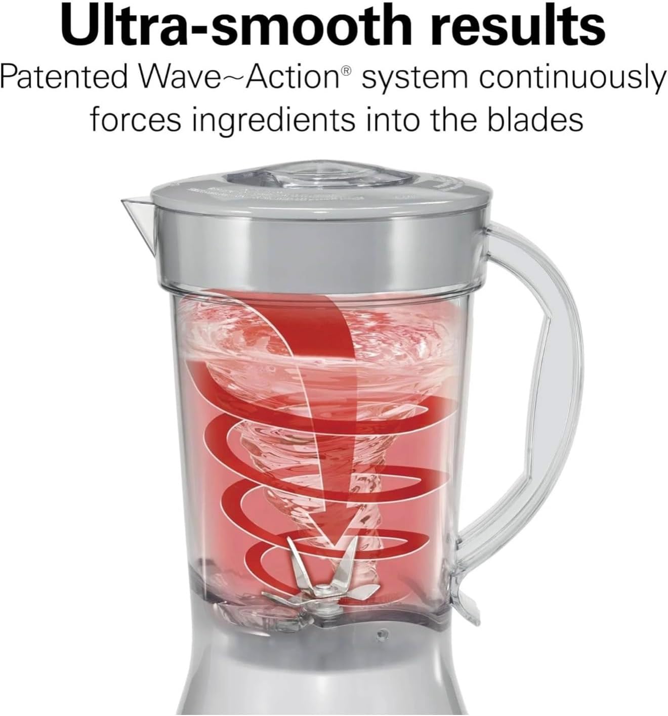 Beach Smoothie Blender, 48 oz. Jar, 12 Blending Functions (White)