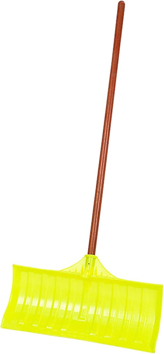 Snow Shovel, Snow Shovels with Grip, Lightweight and Portable for Emergency Use, Garden, Driveway, and Outdoor Activities(Yellow)