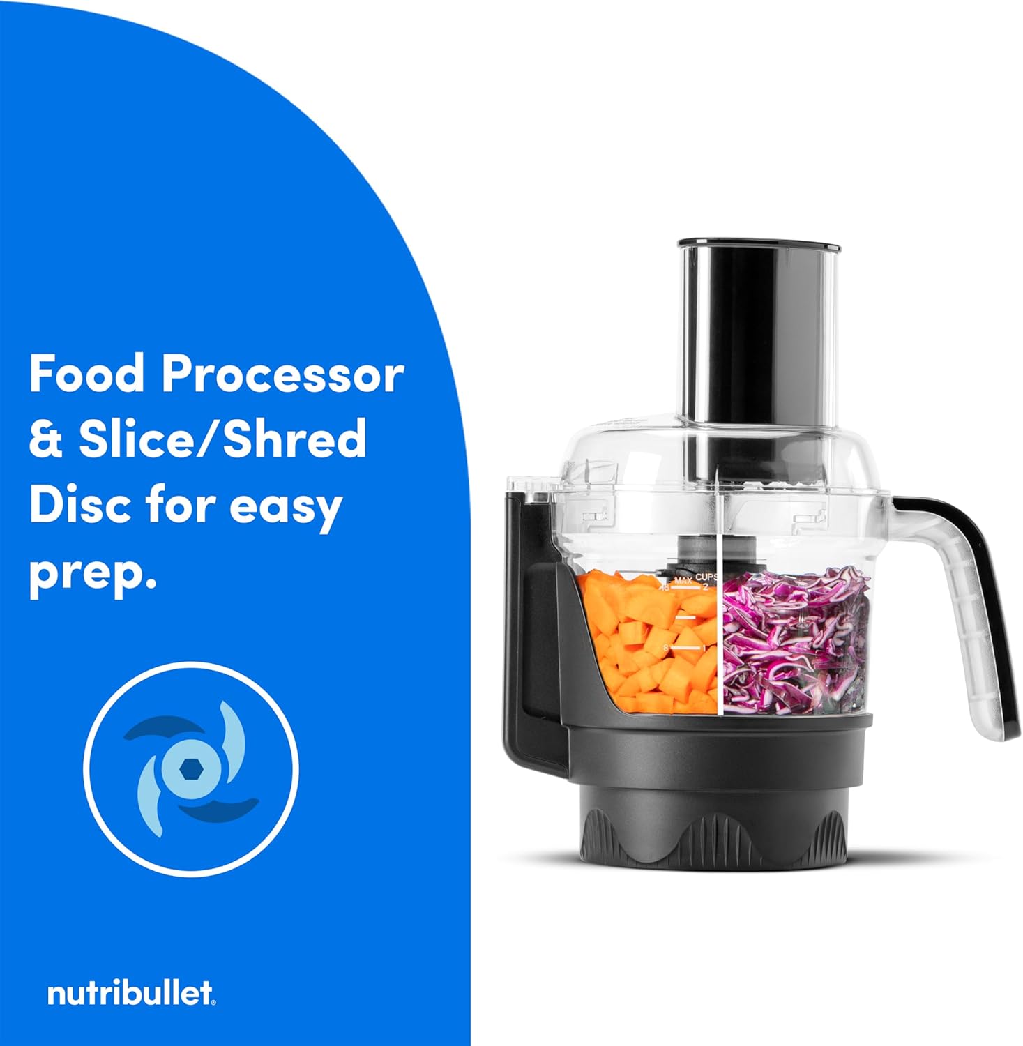 nutribullet® Ultra Plus+ 3-1 Compact Kitchen System, 1200W Kitchen System with Blender, Food Processor, and Coffee and Spice Grinder, 32oz and 24oz Blending Cups, 2-Cup Food Processor, Brass