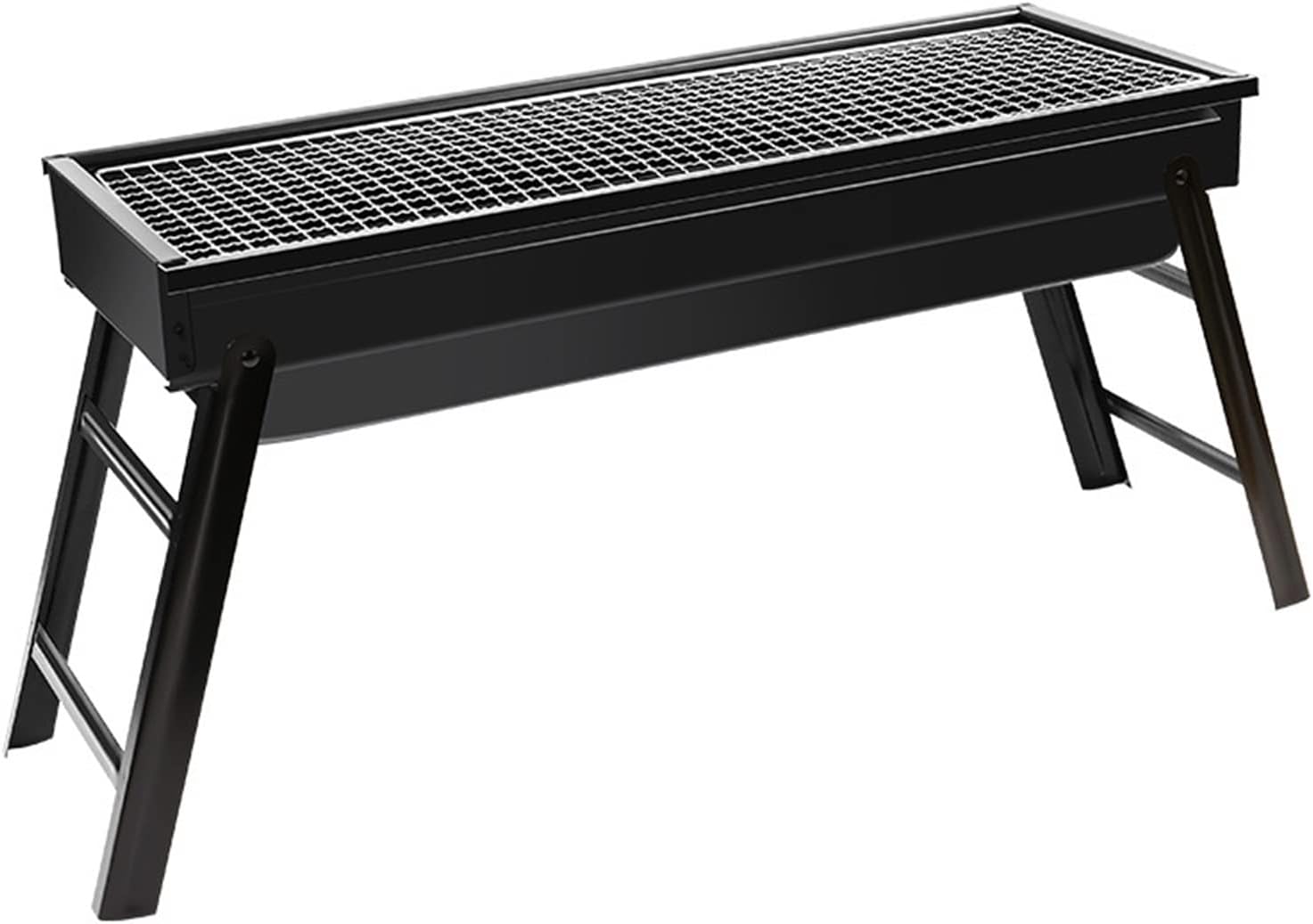 Charcoal Grills, Barbecue Grill Outdoor Portable Folding BBQ Grill Home Charcoal Grill Stove Camping BBQ Barbecue Shelf Mini Charcoal Stove