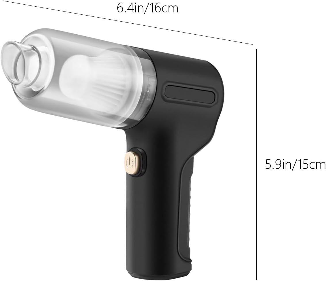 High Power Rechargeable Portable Handheld Car Wireless Vacuum Cleaner Powerful - Cordless Lightweight Vacuum Cleaner for Home and Car Cleaning