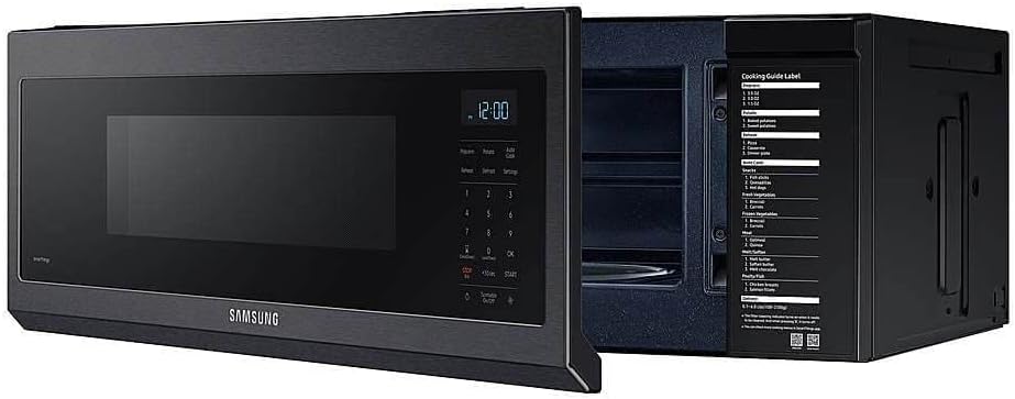 SAMSUNG ME11A7510DG 1.1 Cu. Ft. Black Stainless Smart SLIM Over-the-Range Microwave
