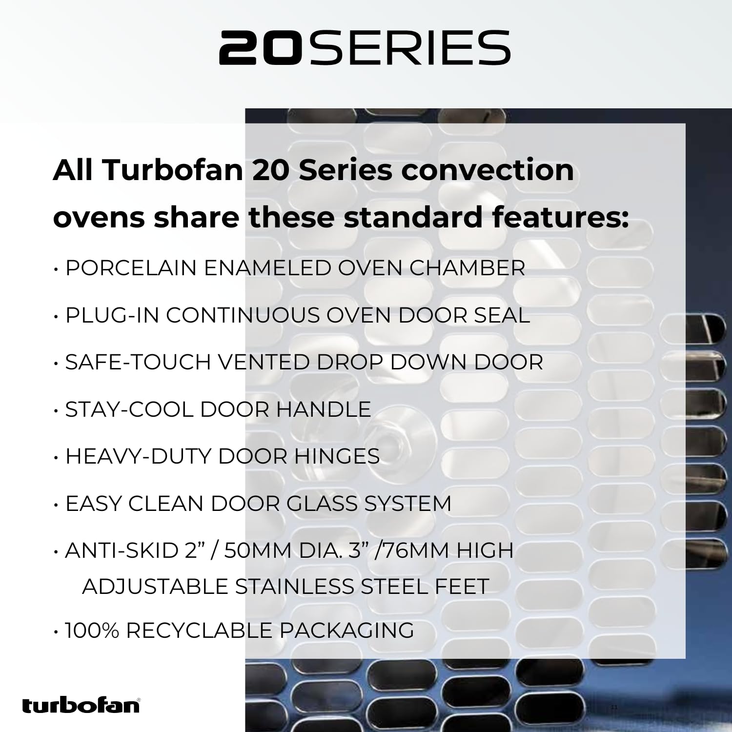 Moffat Turbofan Half Size Countertop Electric Convection Oven, Single Deck, Manual Control, 208v/50/60/1ph