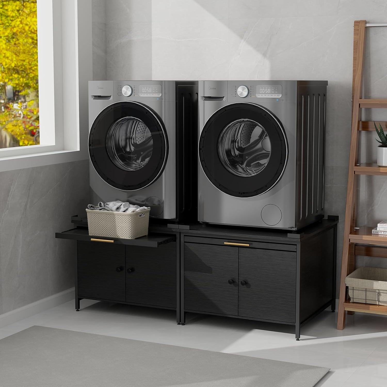 2 Pack Laundry Pedestal for Washer and Dryer, Heavy Duty 29