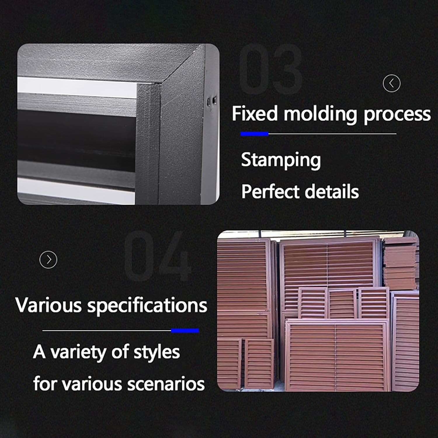 Outdoor Air Conditioner Cover Aluminum, Protective Cover, Trash Can Enclosure Privacy Screen Fence Panels Flower Stand Condenser Pool Equipment Enclosure, Ac Fence For Outside Unit ( Color : Grey ,