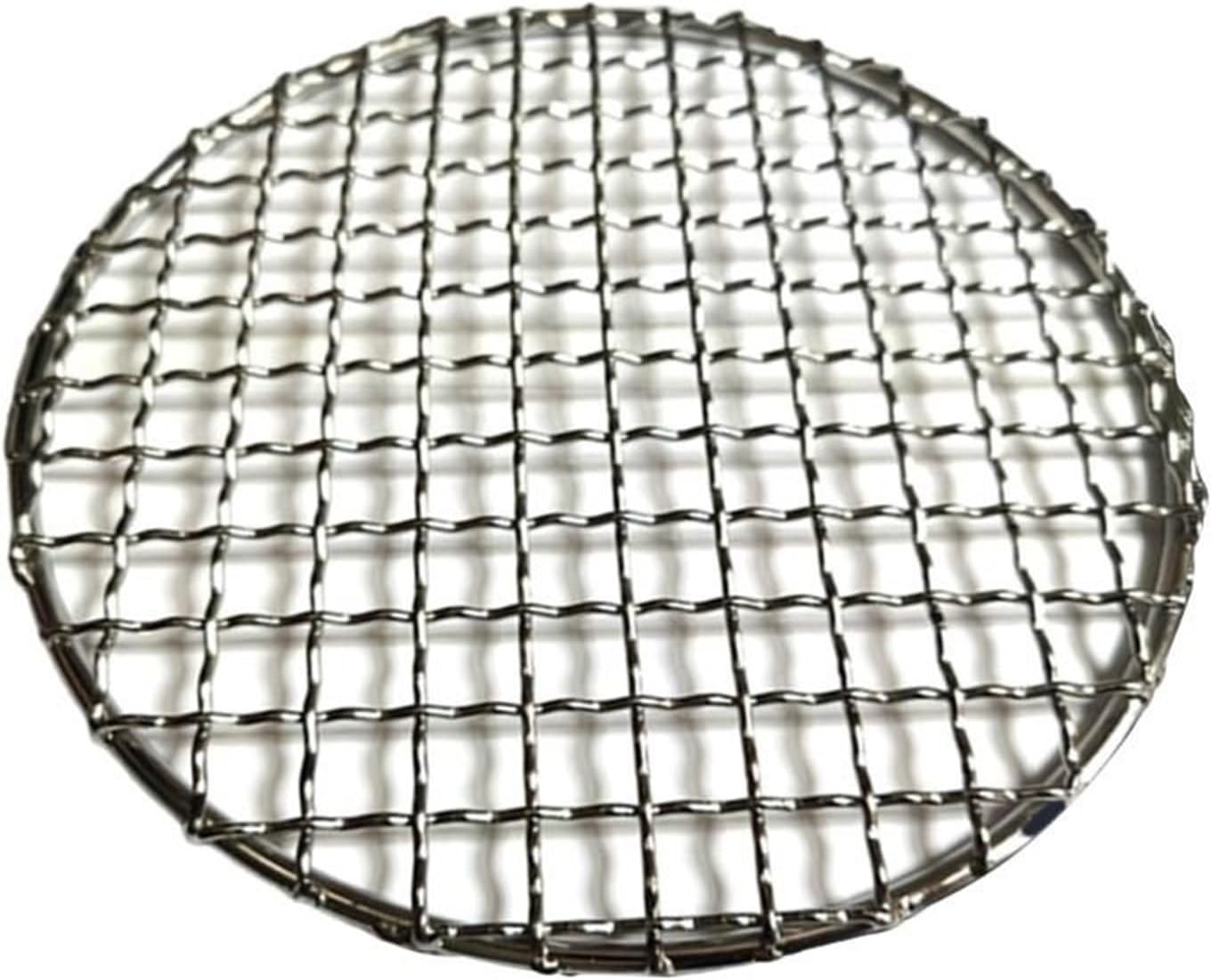 Stainless Steel BBQ Grill Mesh - Round Non-Stick Roast Nets for Bacon & Barbecue - Durable Iron Grill Accessories - Universal BBQ Cooking Tool