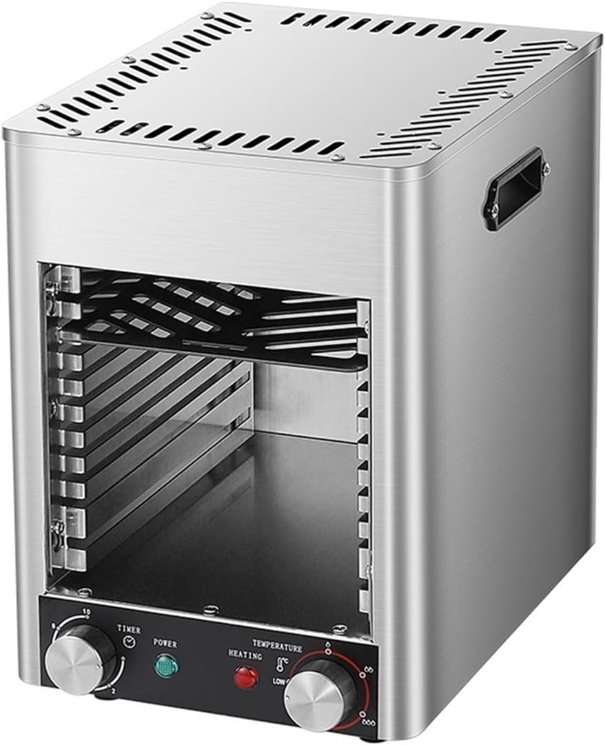 Steak Grill Indoor Outdoor Electric Broiler 1450°F 1700W for Steak Burgers Pizza with Adjustable Temperature 4-Layer Stainless Steel(220V)