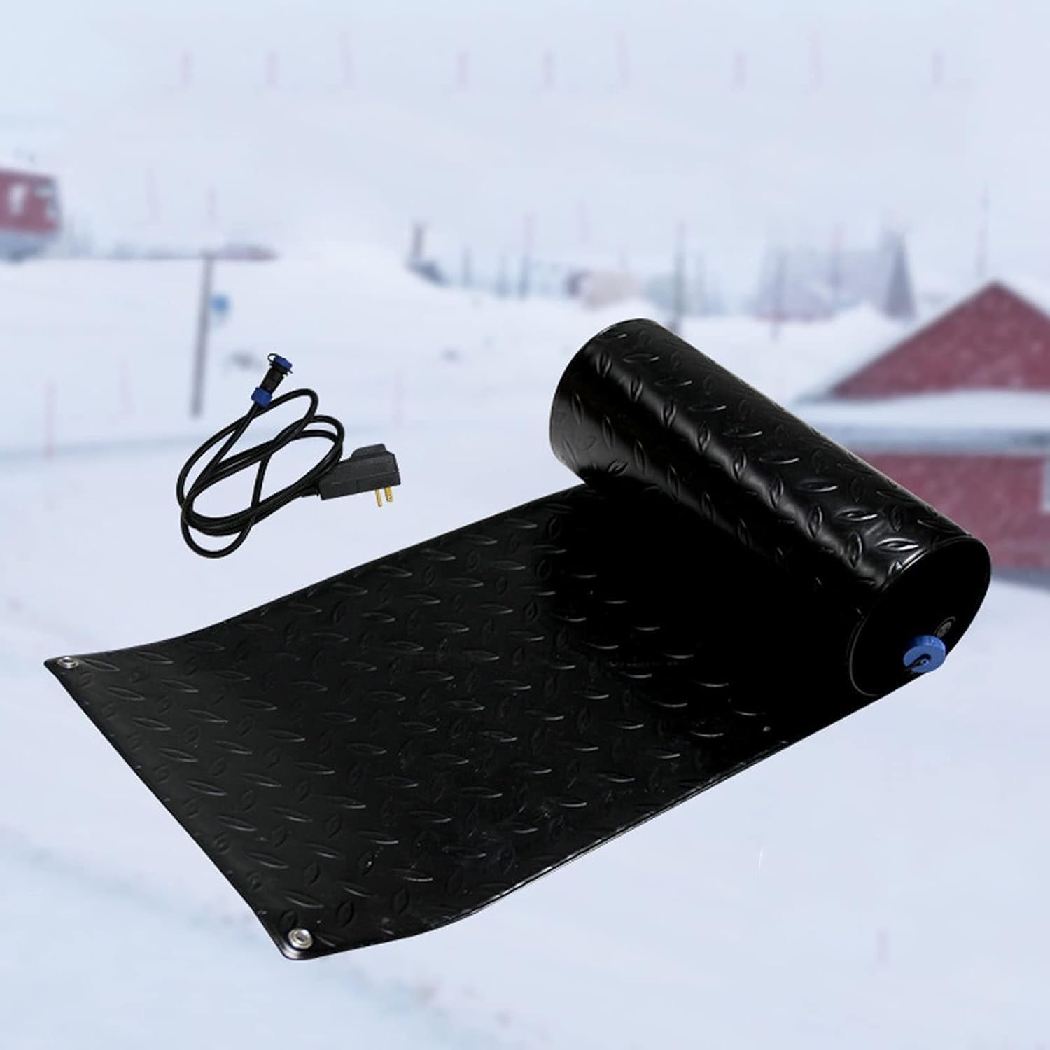 Snow Melting mats Outdoor, No Slip Heated Mat, Heated Snow Melting Walkway Mat | for Narrow Walkways Garages Use (Color : 30 * 60in(76.2 * 152.4cm))