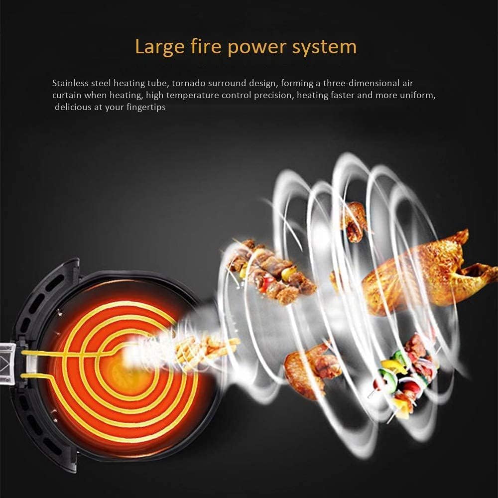 oven mini oven air fryer oven Small Air Fryer, Air Fryer, 110V / 220V Household Oil-Free Multi-Function Electric Fryer, Intelligent Touch Screen French Fries, Electric Heating Tube + Hot Air Convect