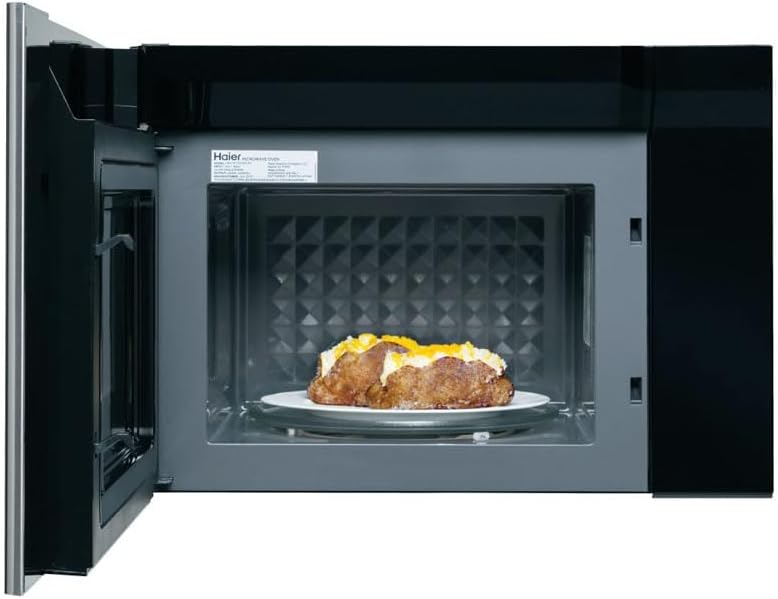 Haier 24 in. 1.4 cu. ft. Over the Range Microwave in Stainless Steel