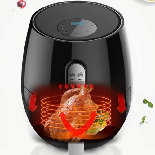 oven mini oven air fryer oven Small Air Fryer, Air Fryer, 110V / 220V Household Oil-Free Multi-Function Electric Fryer, Intelligent Touch Screen French Fries, Electric Heating Tube + Hot Air Convect
