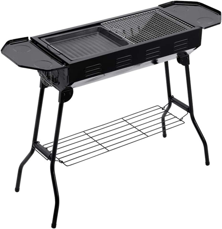 Barbecue Household Barbecue Tools Outdoor Charcoal Large Stainless Steel Portable Foldable Suitable for 5-15 People