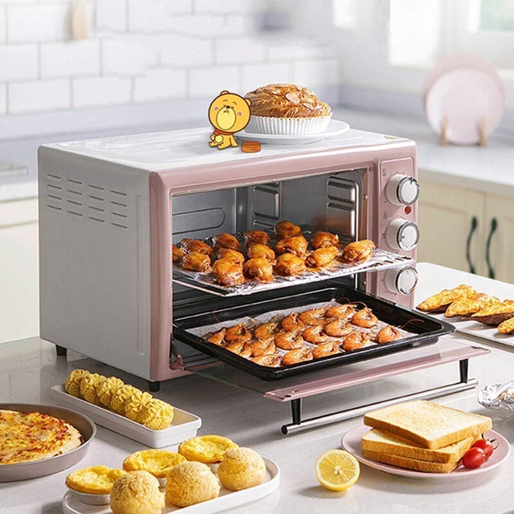 oven mini oven air fryer oven Mini Oven 30L with Controlled Temperature of 60-250 ℃ and 60-Minute Timer 3 Cooking Methods Multifunctional Household Three-Layer Oven with Steel Cover Glass Door with