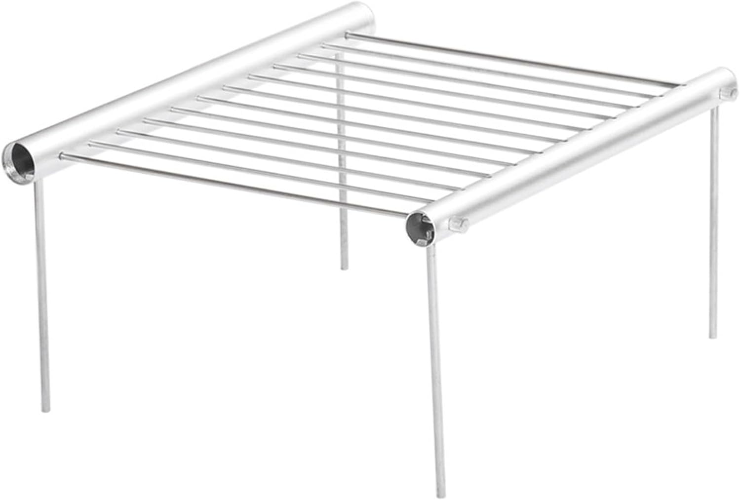 Grill Rack for Outdoor Grill Portable Stainless Steel Folding Barbecue Grill Mini Pocket BBQ Grill Accessories Outdoor Portable Grill Camping Picnic Tools