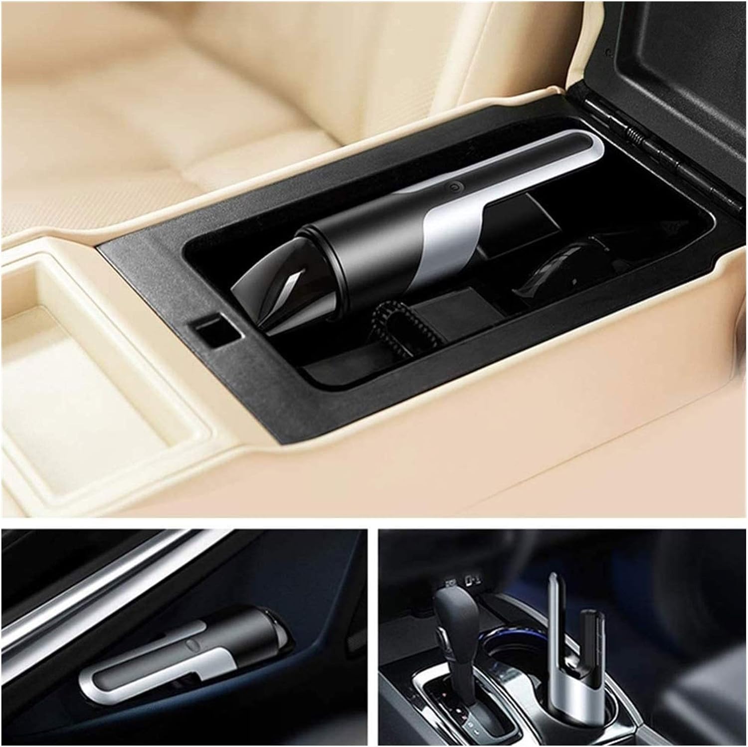 Handheld Vacuum Cleaner Cordless Portable Hand Held Vacuum with Strong Suction Mini Car Vacuum Cleaner Powered by Rechargeable Li-Ion Battery for Pet Hair Home and Car Cleaning