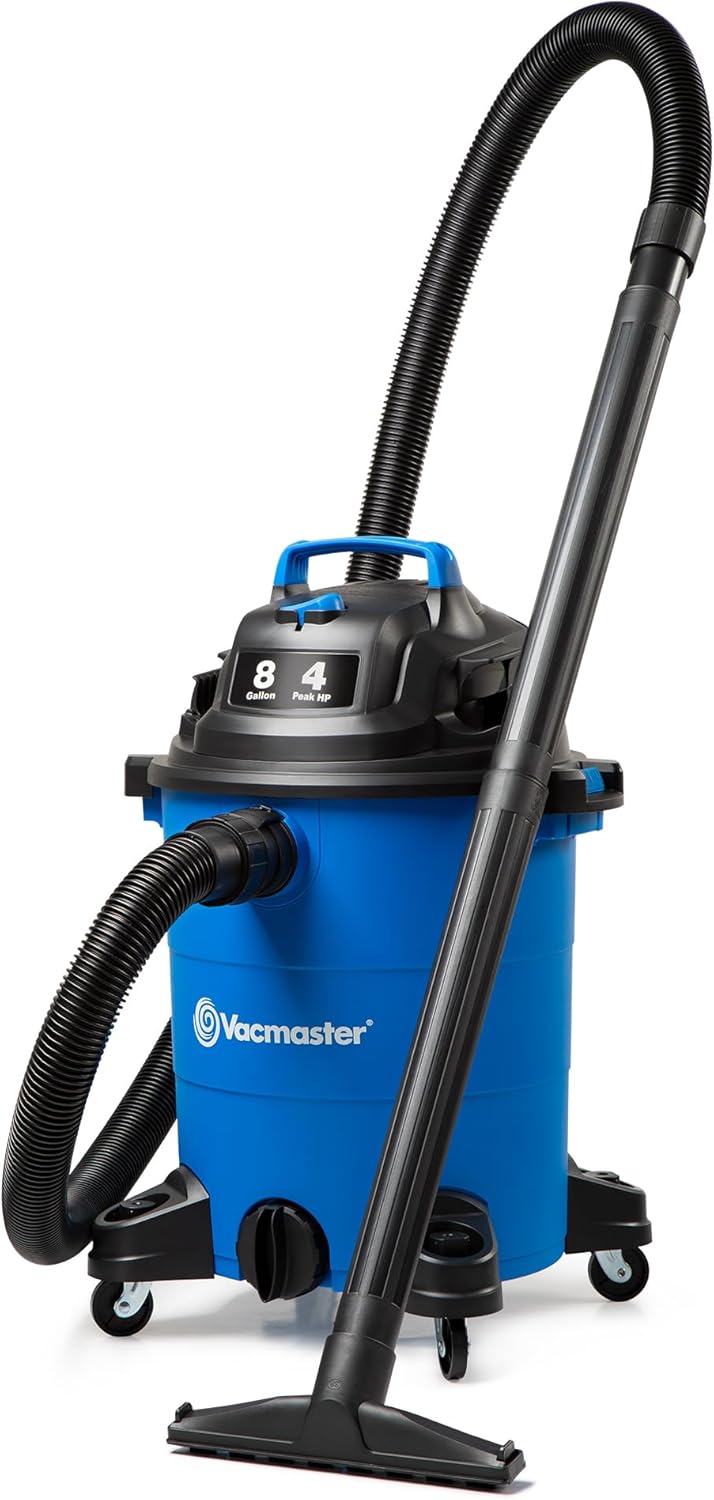 Vacmaster Blue Edition 8-Gallon* 4 Peak HP Wet/Dry Vacuum– VOC809PF