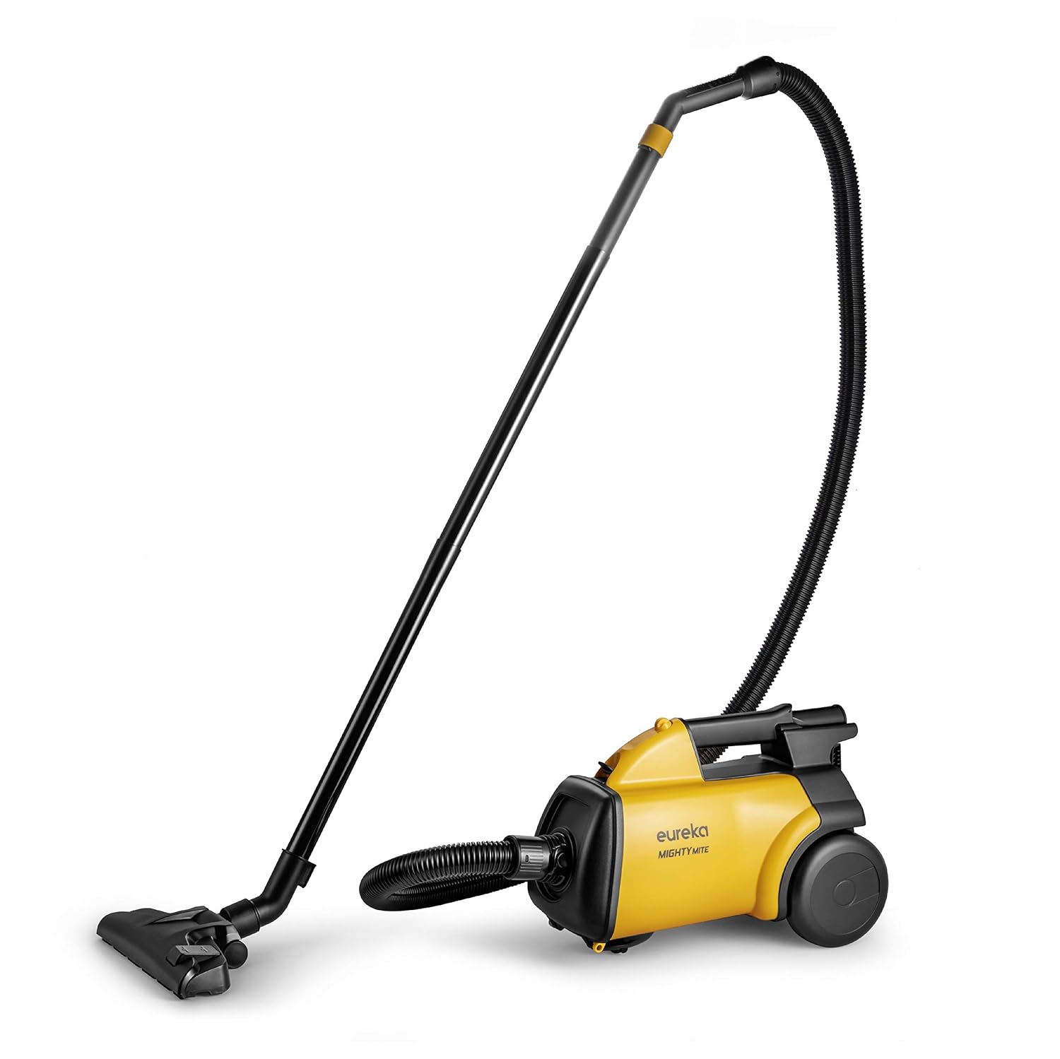PORTAPOWER Lightweight Canister Vacuum Cleaner with Attachments & Eureka 3670M Canister Cleaner, Lightweight Powerful Vacuum for Carpets and Hard Floors, w/ 5bags,Yellow