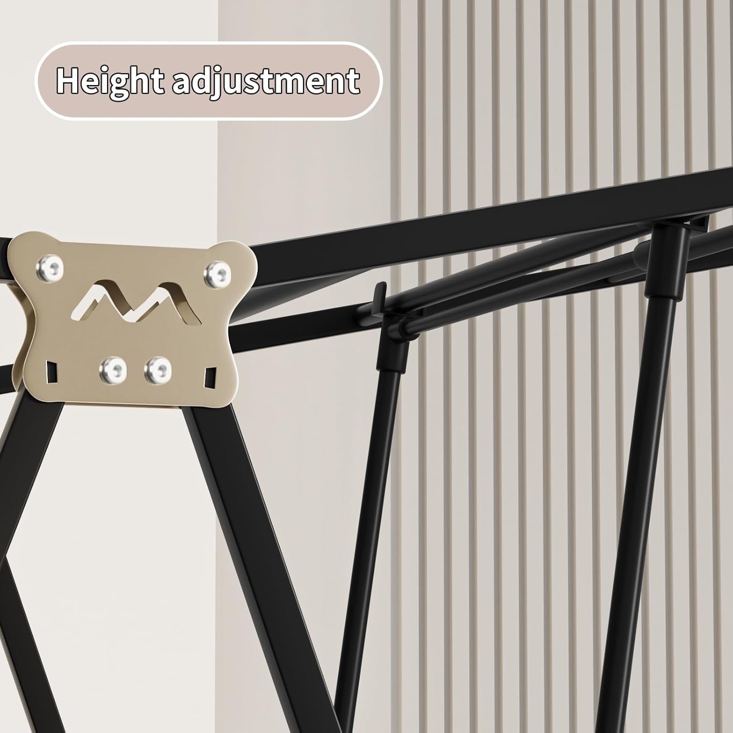 Clothes Drying Rack, Heavy Duty Gullwing Drying Rack, 71inch Laundry Clothes Dryer Rack with Wheels, Large Foldable Clothes Stand with Shoe Drying Rack, Extra Large 3-Layer Cloth Dryer Black