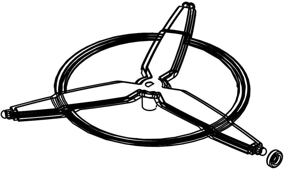 Samsung DE94-04028A Microwave Turntable Tray Support Genuine Original Equipment Manufacturer (OEM) Part