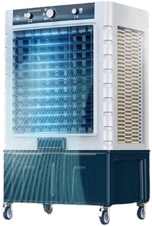 Generic Swamp Cooler Air Conditioner Portable Fast Cooling Strong Wind 3 Speeds 120° Oscillation With Ice Pack and Wheels for Outdoor Indoor Use