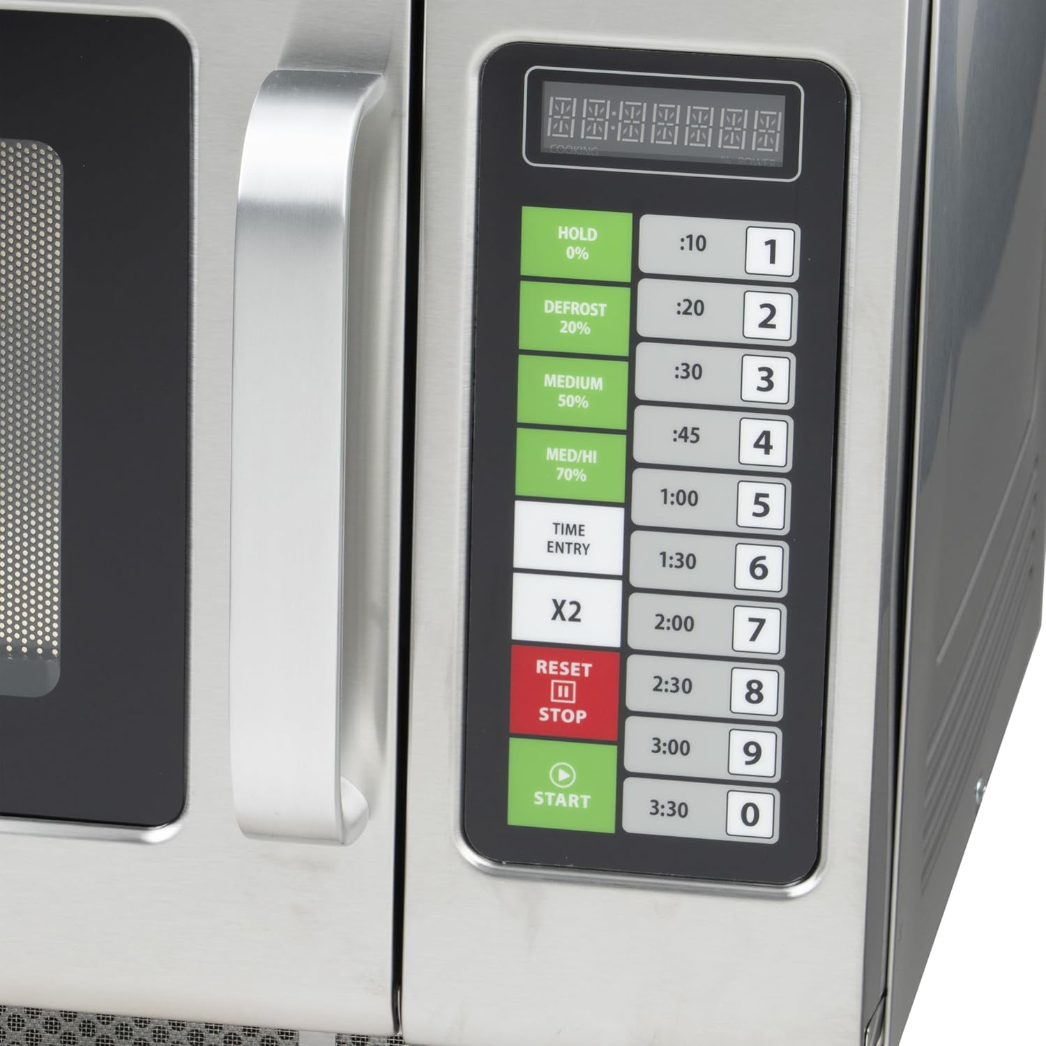 Winco Commercial-Grade Microwave with Touch Controls, 1,800 W, 1.2 Cubic Feet