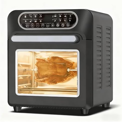 Air Fryer Toaster Oven, Countertop Convection Oven - 1700W Stainless Steel 950 Cubic Inches with Large Capacity, 24 Cooking Functions & Digital Controls for Baking, Roasting, Broiling, Reheating