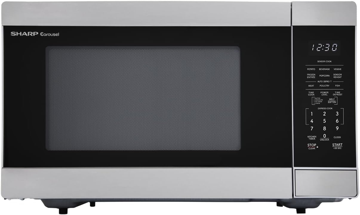 SHARP Countertop Microwave Oven with Removable 13.6
