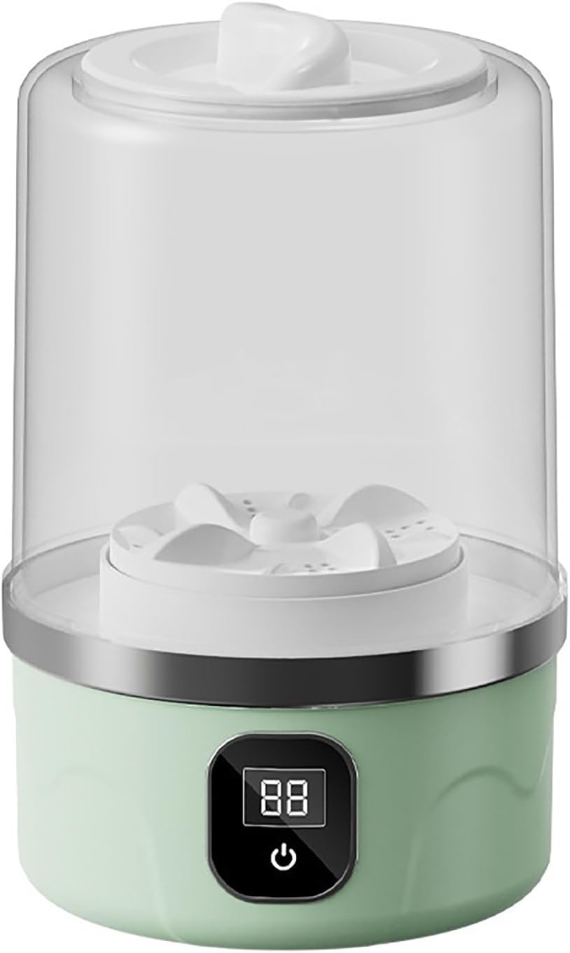 Mini Portable Washing Machine，Cleaning for Underwear, Socks & Baby Clothes, Compact Travel Laundry For Apartment, Dorm, Camping, White(A)