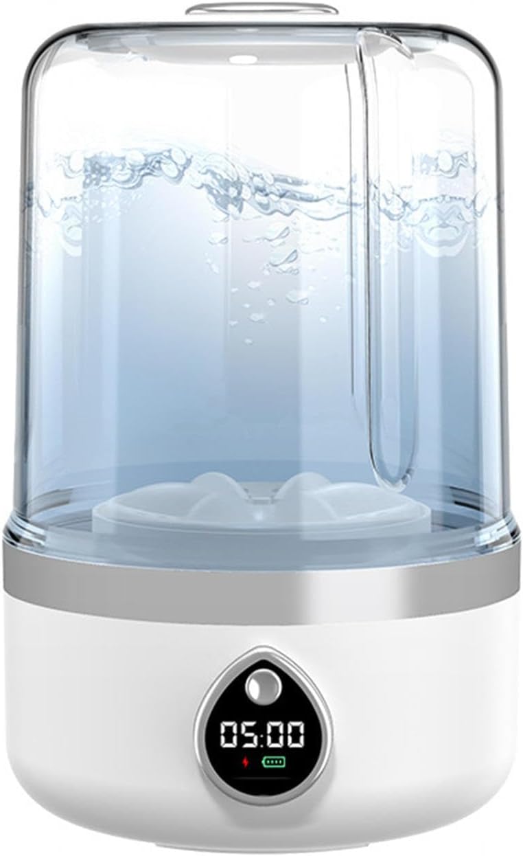 Portable Laundry Cup two-way turbine scrubbing Mini Washing Machine USB Charging with 2 Modes for Home, Apartment, Camping, Travel, RV