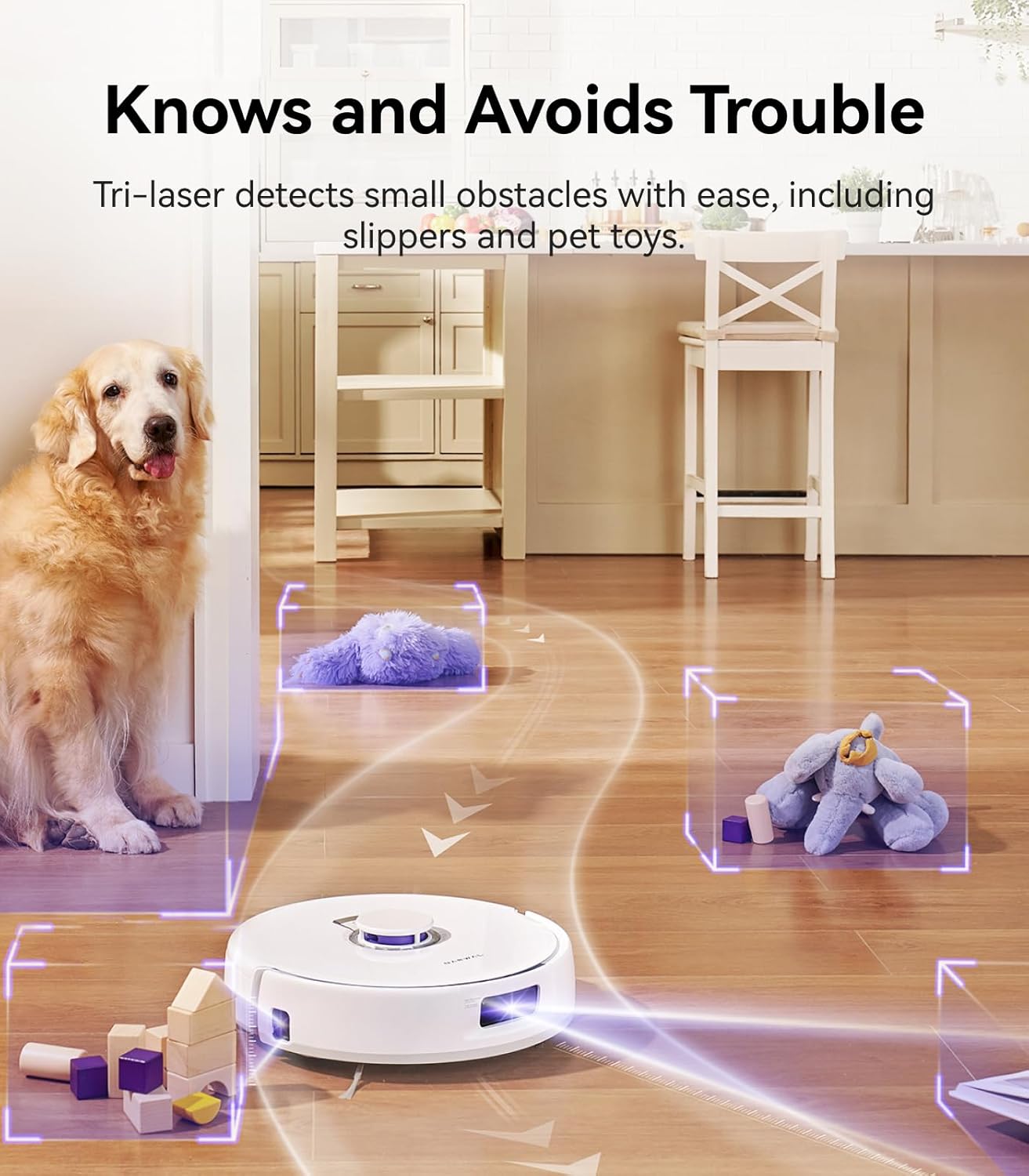 Narwal Freo X Plus Robot Vacuum and Mop, 7-Week Dust Storage, 7800Pa Suction, Zero Tangles, Tri-Laser Obstacle Avoidance, LiDAR Navigation, Self Vacuum Cleaner for Pet Hair, Hard Floor, Carpet