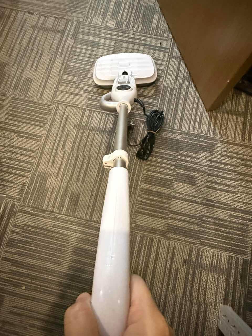 Steam Mop Cleaner with Detachable Handheld Steamer, 230°F Powerful Steam Cleaner with 9 Attachments, Lightweight Design with Removable Water Tank, 2-Level Control and Swivel Head for Floors, Carpets