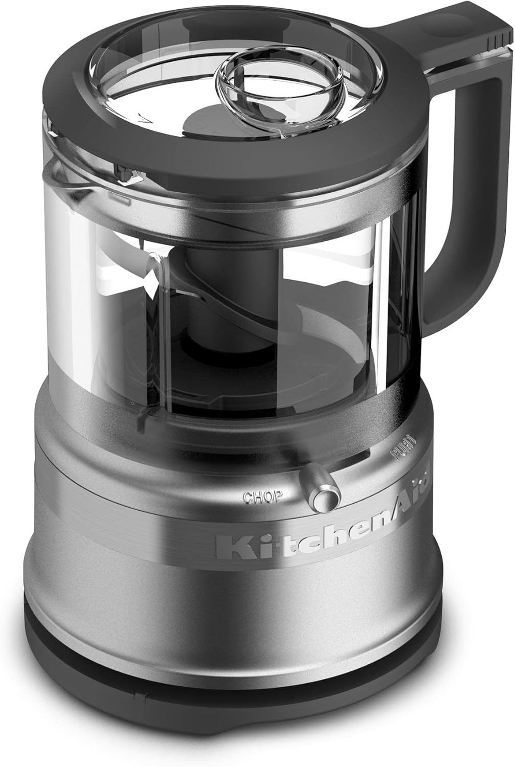 KitchenAid K150 3 Speed Ice Crushing Blender with 2 Personal Blender Jars - KSB1332Y & KFC3516CU 3.5 Cup Food Chopper, Contour Silver