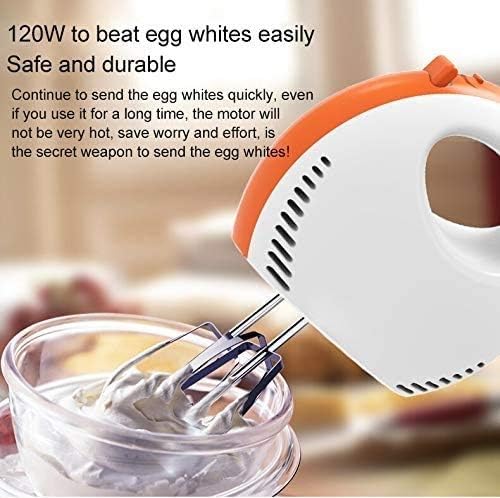KouRy Electric Handheld Food Blender 5 Speed Automatic Stirrer Cake Dough Whisk Eggs Mixer Cream Batter Beater Food Processor