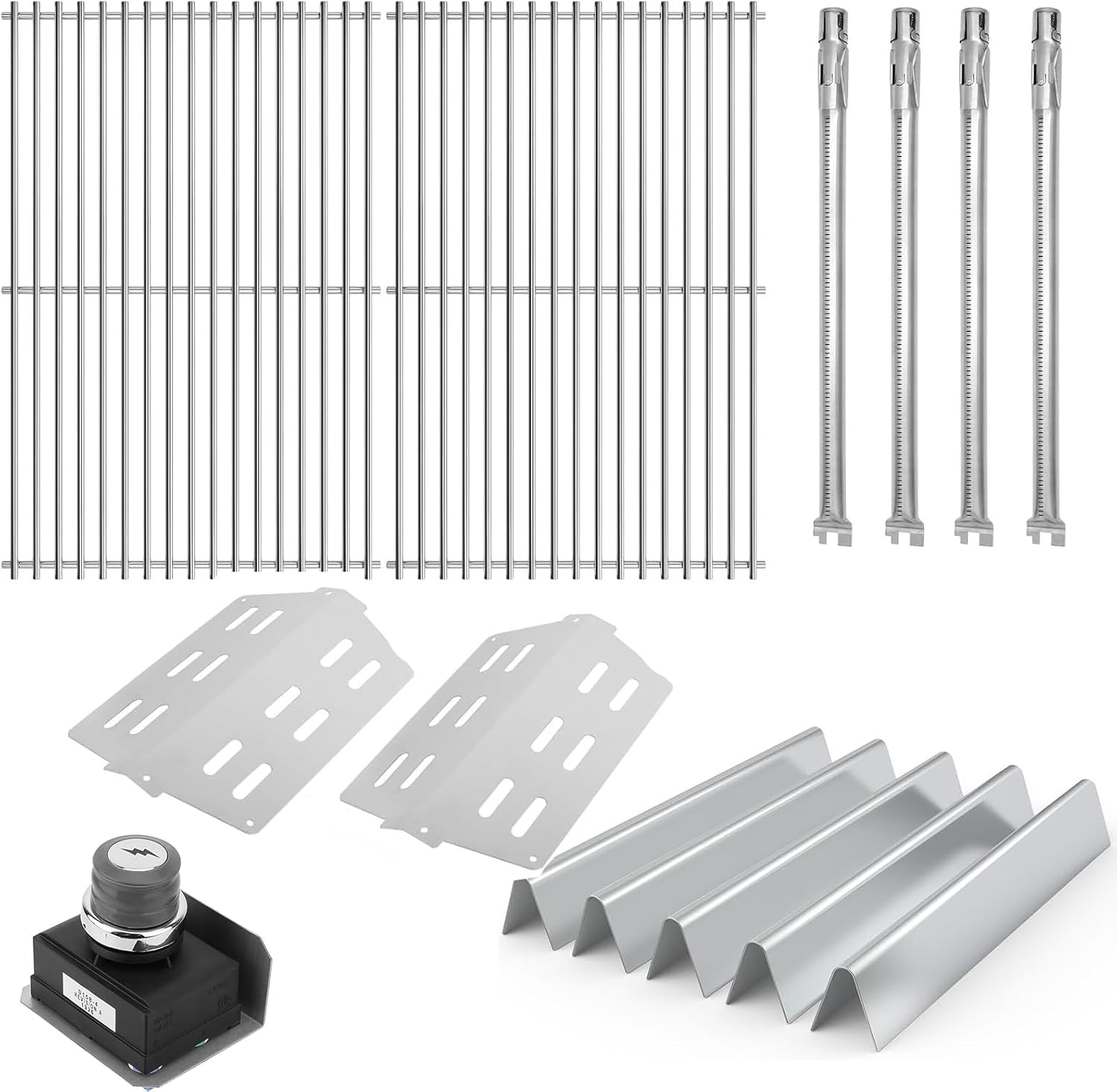 Grill Parts Kit With Grill Electronic Igniter for Weber Genesis 300 330 Series Genesis E330 E310 S310 S330 EP330 S320 E320 EP-310 EP-320 Grill Parts, for Weber Gas Grills with Front-Mounted, (2008-201