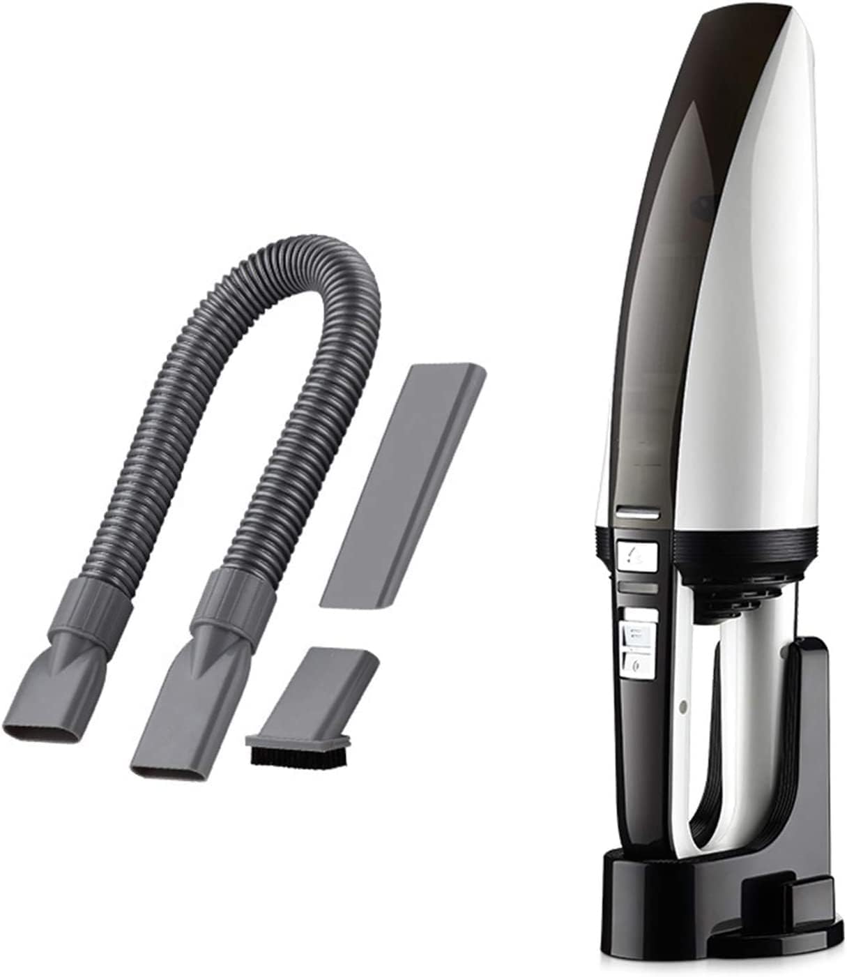 Handheld Vacuum Cordless 4.4KPa, 1.1LB Lightweight Hand Vacuum Cleaner with Upgraded Brushless Motor & Single Touch Empty, Car Vacuum Cordless with Car Charger/Charging Dock