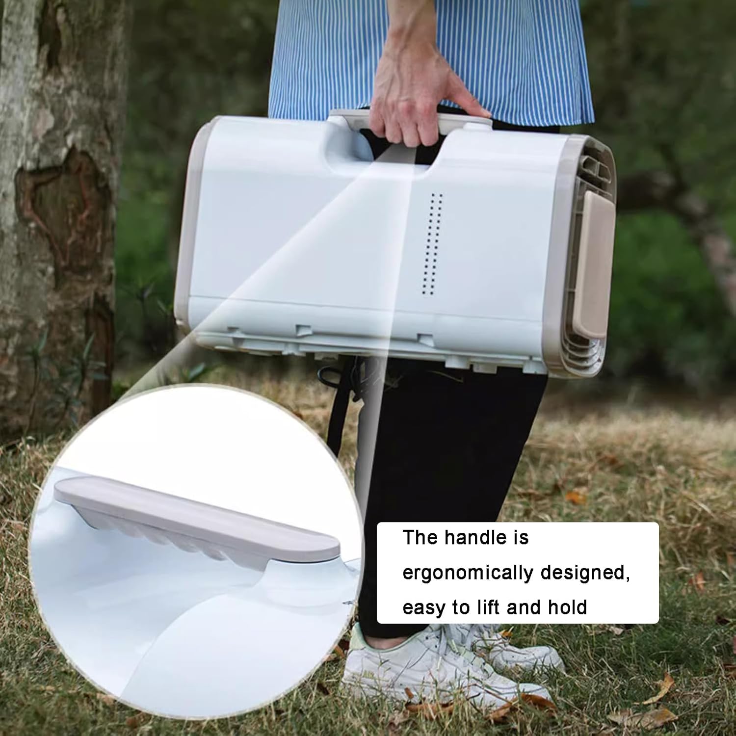 Portable Air Conditioner, Fast Cooling Fan, with Operation Panel, for RV Bedroom, Camping and Tent