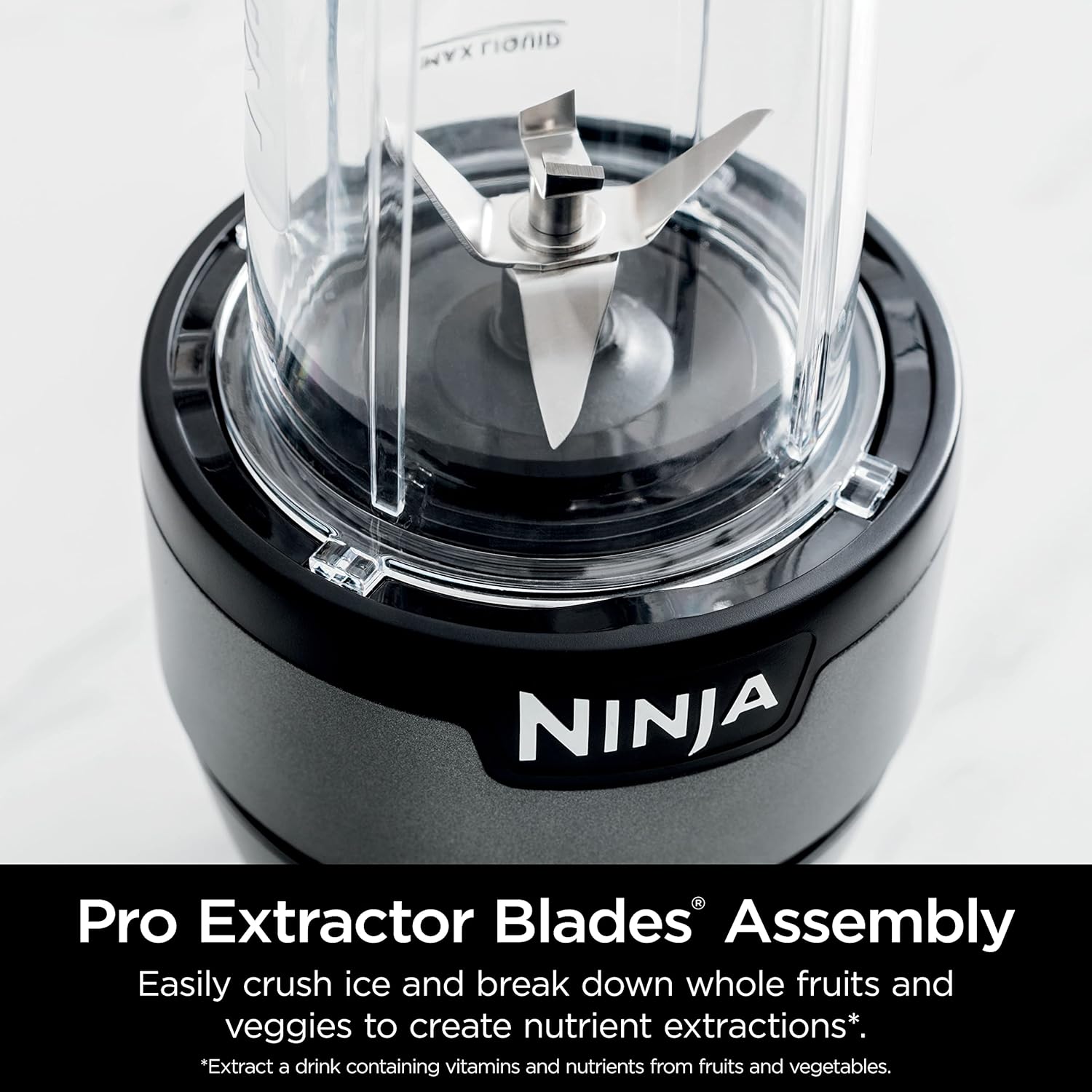 Ninja BN300C, Personal Nutri-Blender With Ice-Crushing Technology, Black/Silver, 700W