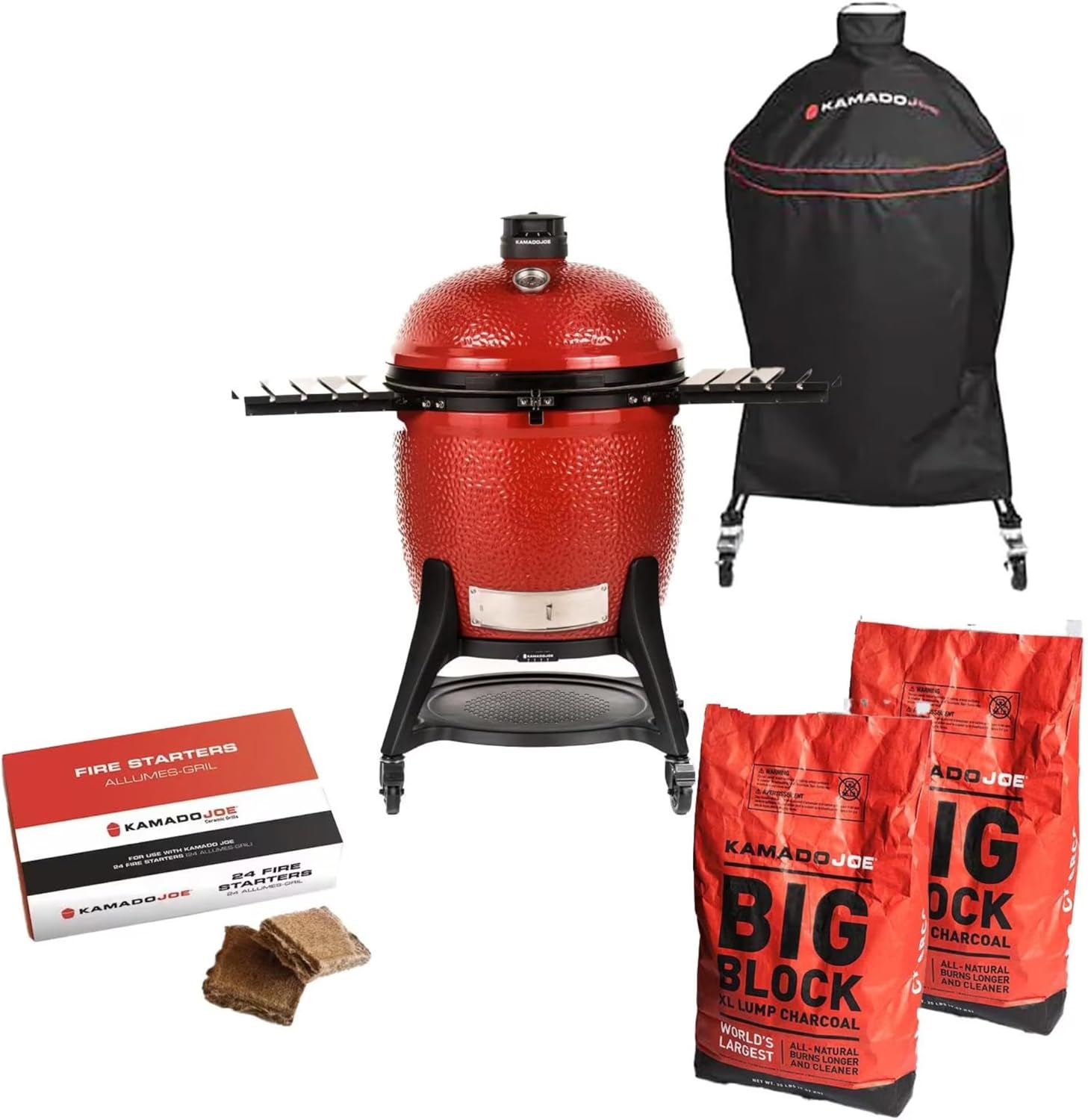 BBQ Island Grills & Smokers Kamado Joe - Big Joe 3 On Cart Package