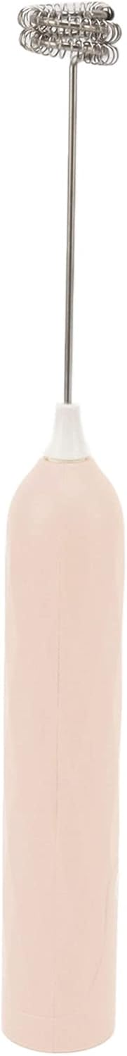 Small Household Egg Beater Mini Multifunctional Blender Handheld Electric Stirrer Foam Maker Whisk Cordless Milk Coffee Foamer (Apricot)