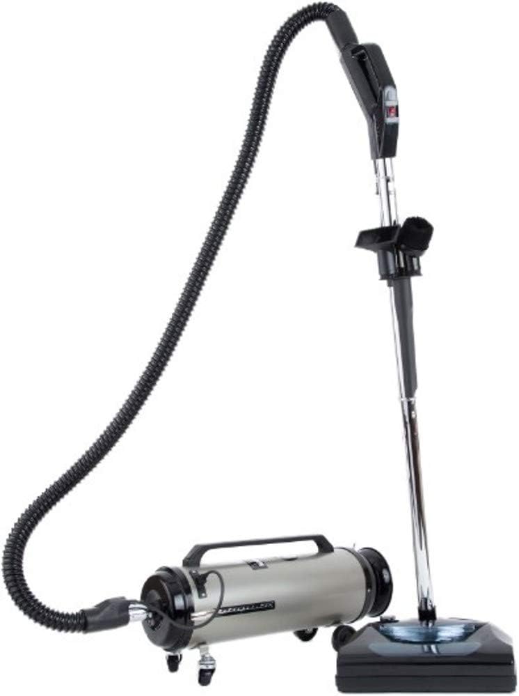 METROVAC ADM4PNHSNBF Professional Evolution Canister Vacuum - Powerful Home Vacuum & Air Duster, Portable with 4.0 HP Twin Fan Motor, 2-Speed, Electric Power Nozzle, 20’ Cord with Halo End Cap