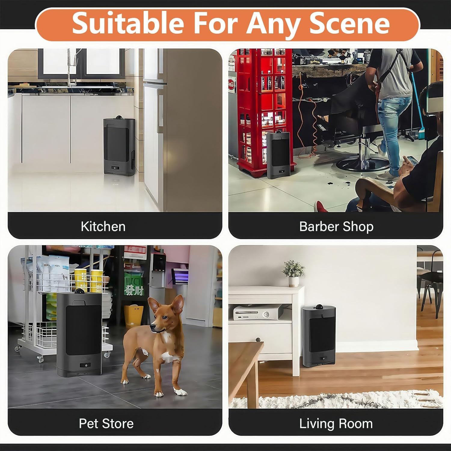 Touchless Vacuum Automatic Dustpan, Fast Function - for Sweeping Salon Home Pet Kitchen Dust Debris Hair, Automatic Infrared Sensors, Corded Canister Vacuum, 1400 Watt