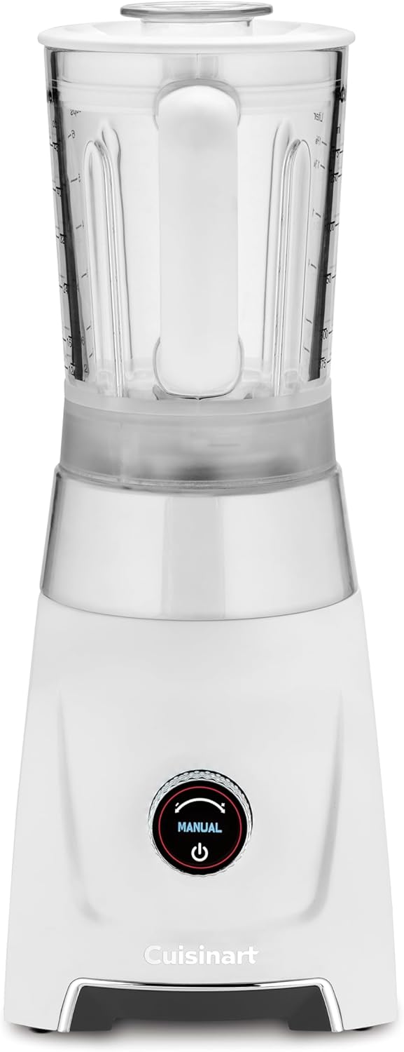 Cuisinart Hurricane® 48 oz Glass Jar Digital Blender, Manual 5 Speeds, 6 Presets - Smoothie, Pulse, Milkshake, Cocktail, Ice Crush, and Clean, BL-200
