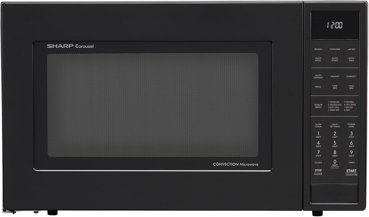 SHARP SMC1585KB Convection Countertop Microwave Oven with Removeable 15.4