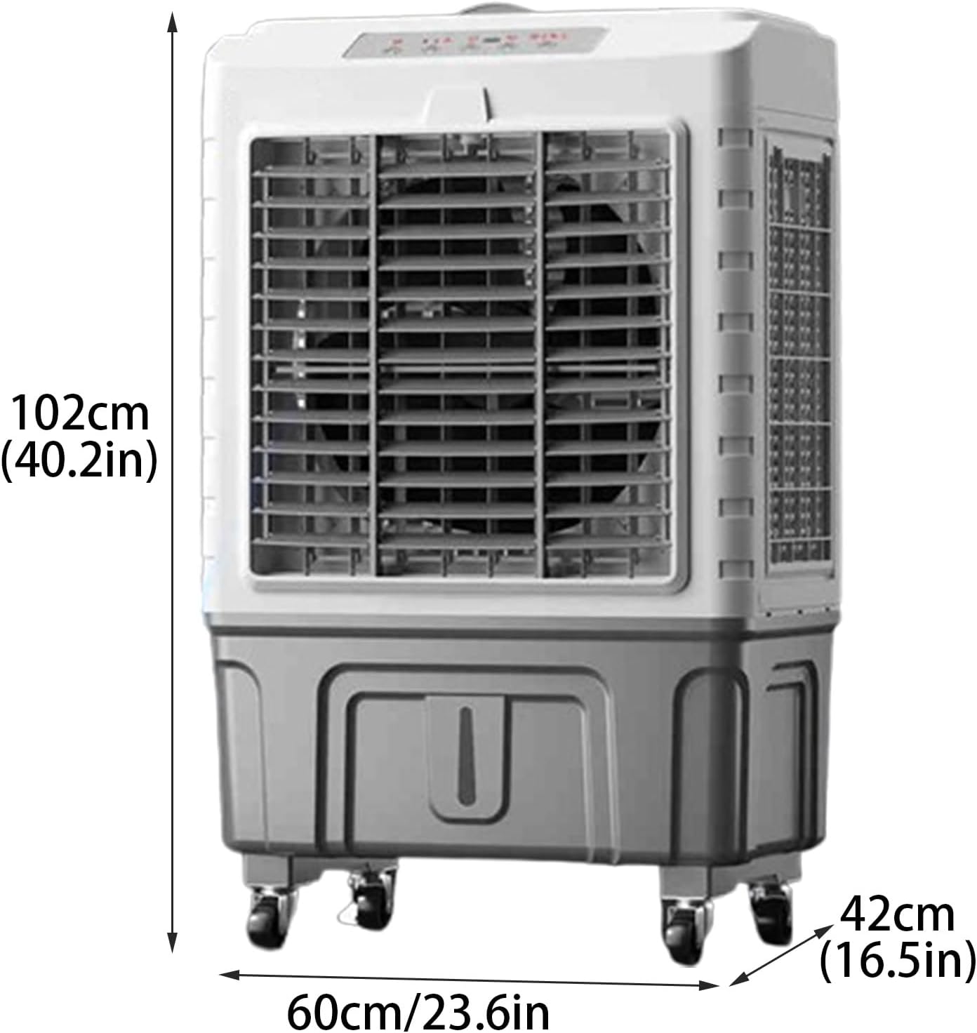 3-in-1 Swamp Cooler, Evaporative Air Conditioner with Water Tank, Ice Packs, 7.5H Timer, Portable Air Cooler for Room Office