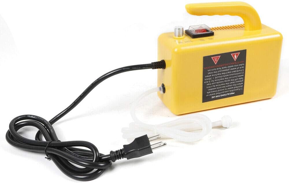 Handheld Steam Cleaner, 1700W Aluminum Alloy Steam Cleaner Steamer Floor Carpet Steam Cleaning with High Pressure Nozzle for Remove oil Dust Disinfection 360 ° All-round Cleaning