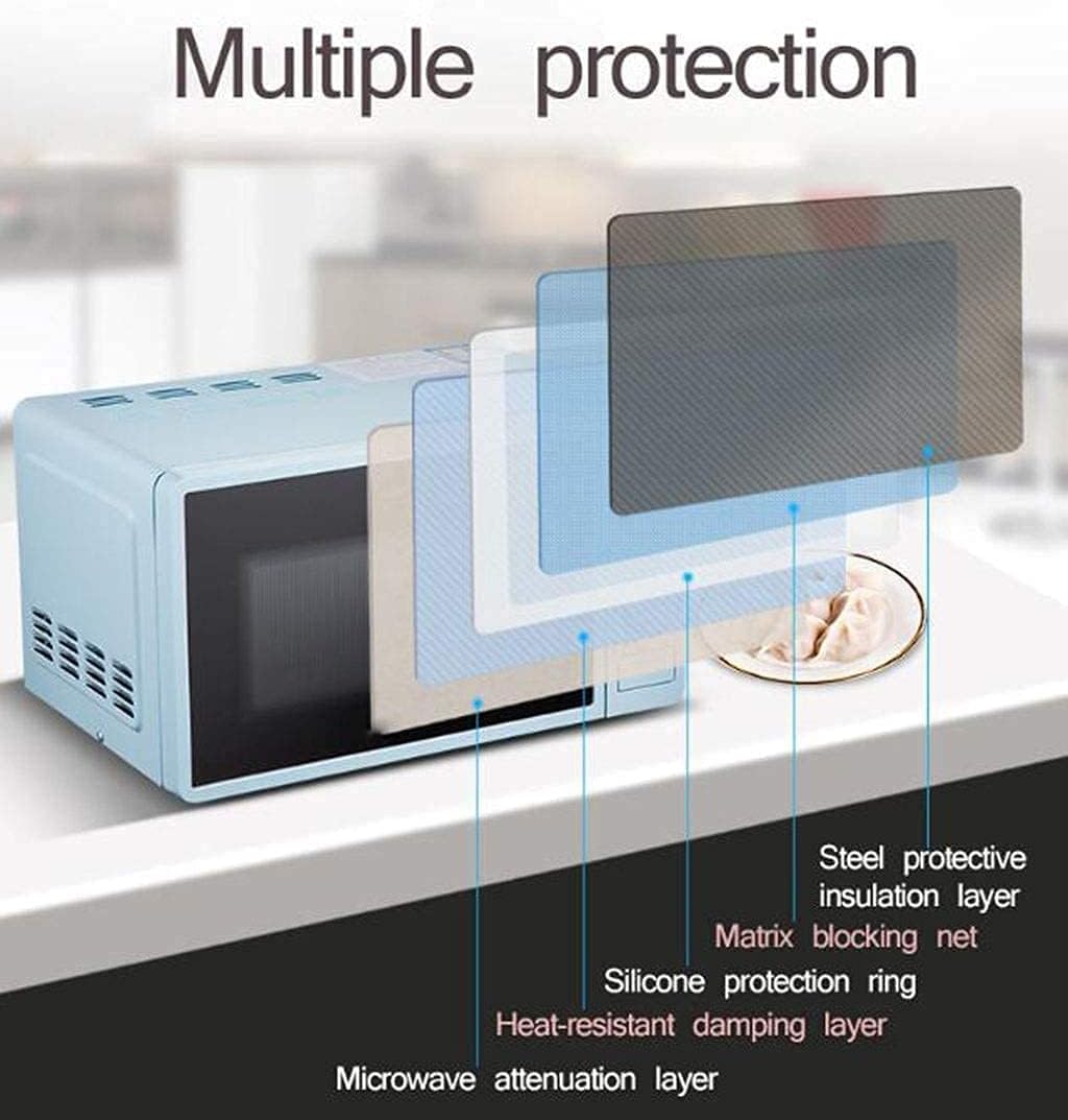 20L Small Multifunctional Microwave Oven - 220V Mechanical Rotating Kitchen Cooker for Steaming Heating Boiling Commodity Code: LXJ-6 (Color : Blue) (Blue) (Blue) Aesthetic and Practical (Blue)